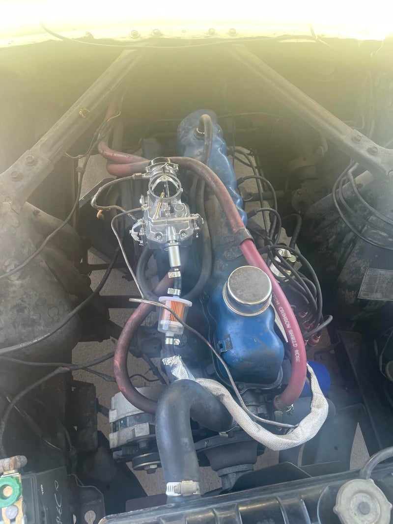 HENKYO Autolite 1100 1 Barrel Carburetor Fit 1963 to 1968 Ford Mustang Falcon Comet straight six cylinder 170 & 200 CID engines hot air choke works with automatic and manual transmissions - Image 3